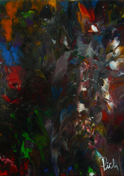 Pich's magic abstract paint 132 Michel Thévenot