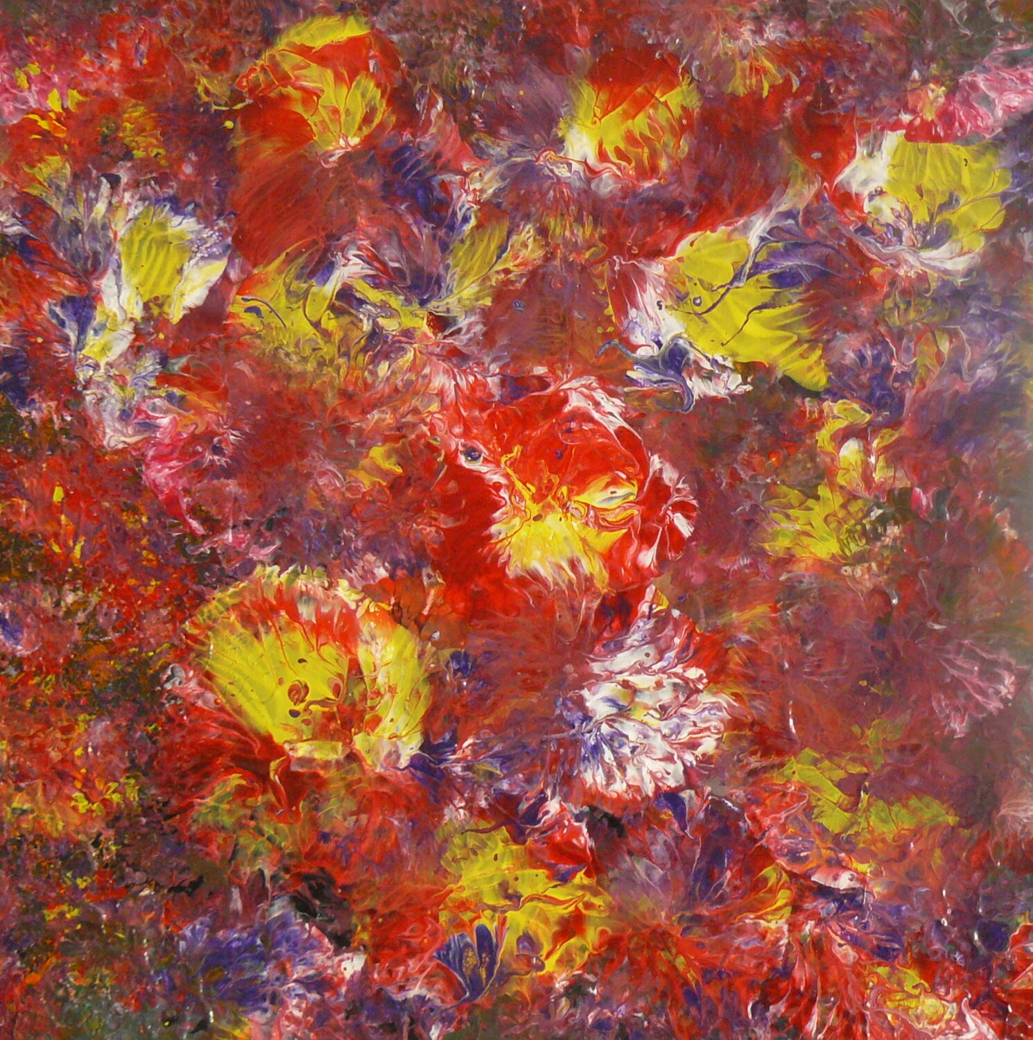 Pich's magic abstract  paint 173 Michel Thévenot