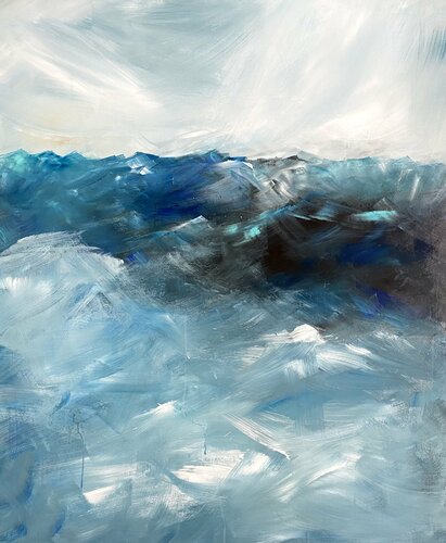 agua fria par Bärbel Ricklefs-Bahr, Peinture en vente sur Singulart