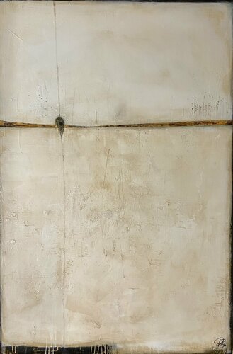 alles im Lot par Bärbel Ricklefs-Bahr, Peinture en vente sur Singulart