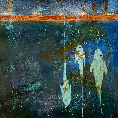 o.T. par Bärbel Ricklefs-Bahr, Peinture en vente sur Singulart