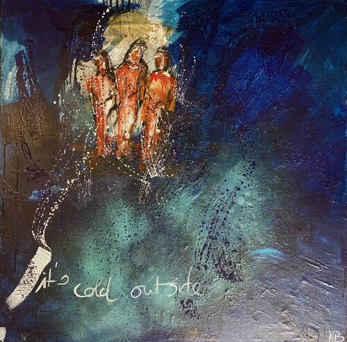 it`s cold outside par Bärbel Ricklefs-Bahr, Peinture en vente sur Singulart