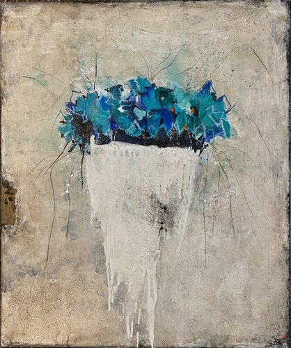 Bouquet by Bärbel Ricklefs-Bahr, Painting for Sale on Singulart