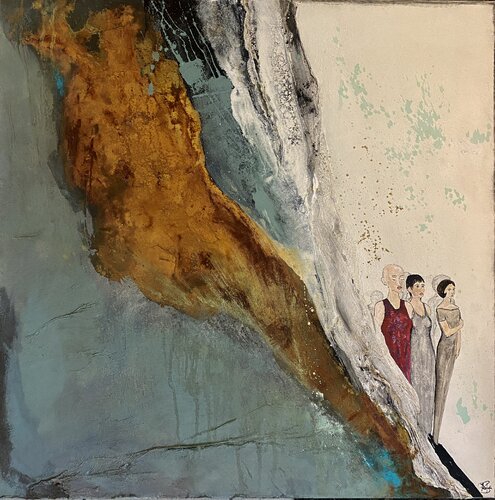 out of ..... by Bärbel Ricklefs-Bahr, Painting for Sale on Singulart