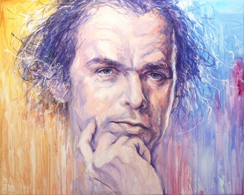 Portrait of Glenn Gould van Mariusz Kaldowski, Schilderij te koop op Singulart