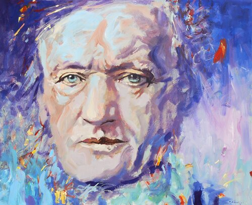Portrait of Richard Wagner van Mariusz Kaldowski, Schilderij te koop op Singulart