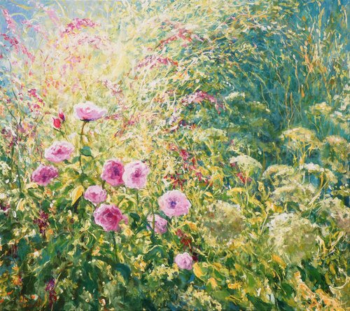 Sunshine Garden van Mariusz Kaldowski, Schilderij te koop op Singulart