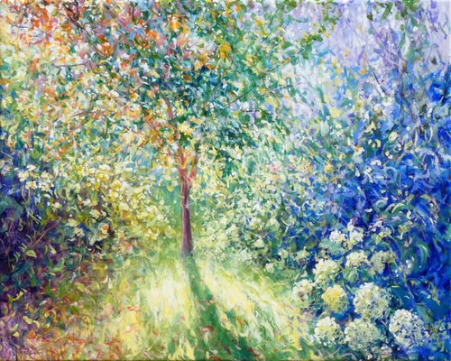 Hydrangea Corner van Mariusz Kaldowski, Schilderij te koop op Singulart