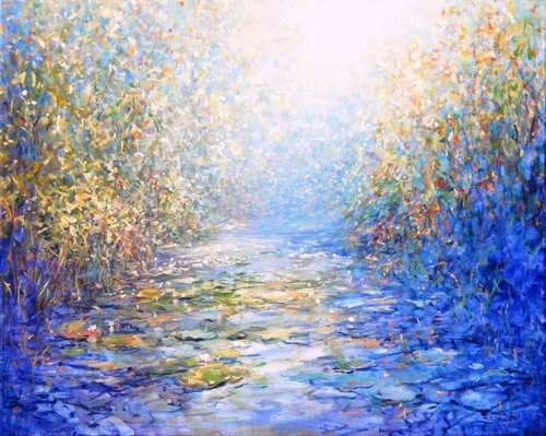 Secret River di Mariusz Kaldowski, Pittura in vendita su Singulart