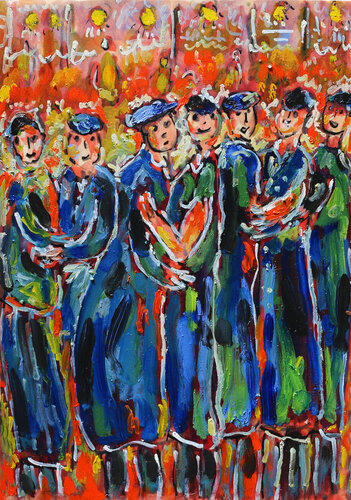 Le bal à Robinson von Jean Mirre, Werk auf Papier kaufen auf Singulart