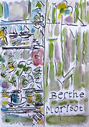 Berthe Morisot par Jean Mirre, Œuvre sur papier en vente sur Singulart