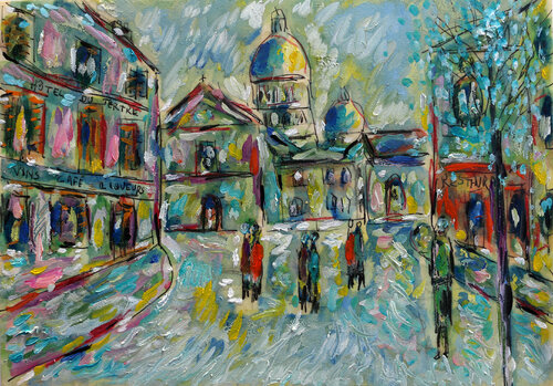 Couleurs de Paris by Jean Mirre, Work on Paper for Sale on Singulart