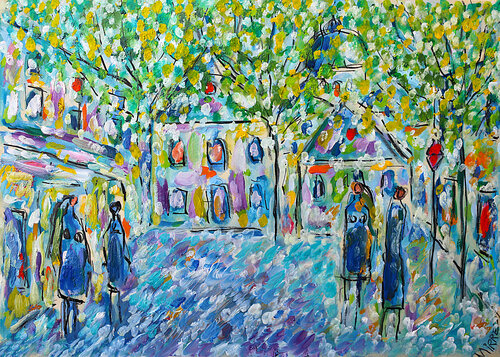 Let's Spring again von Jean Mirre, Malerei kaufen auf Singulart