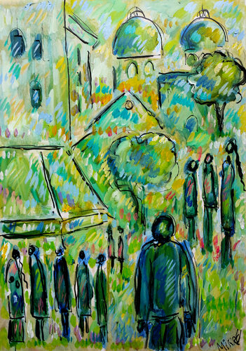 Le monde est une toile by Jean Mirre, Work on Paper for Sale on Singulart