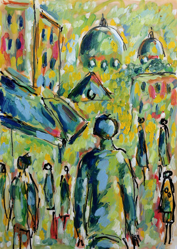 exTemps suspendu van Jean Mirre, Werk op papier te koop op Singulart