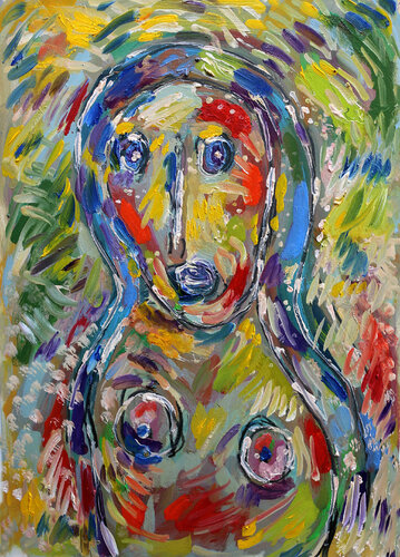 exL'autre cri van Jean Mirre, Werk op papier te koop op Singulart