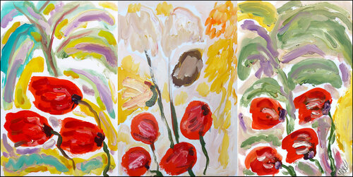 Triptyque Repos Jean Mirre