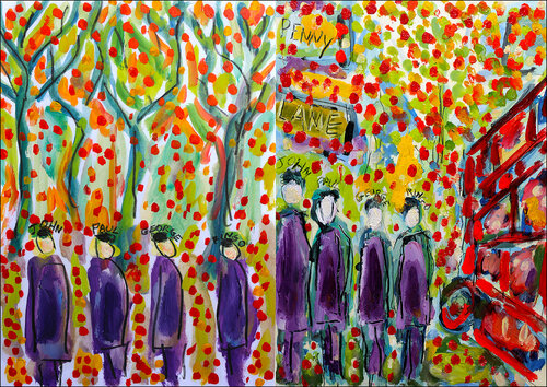 Let me take you par Jean Mirre, Œuvre sur papier en vente sur Singulart
