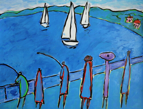 exEstivants van Jean Mirre, Werk op papier te koop op Singulart