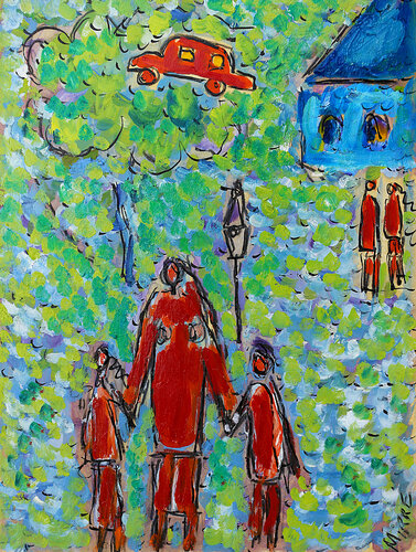 Rêve de gosses di Jean Mirre, Pittura in vendita su Singulart