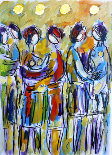 Scène de bal von Jean Mirre, Werk auf Papier kaufen auf Singulart