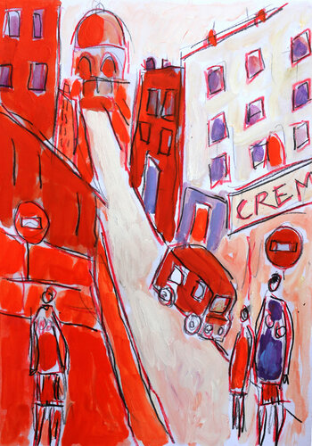 Rue des Martyrs par Jean Mirre, Œuvre sur papier en vente sur Singulart