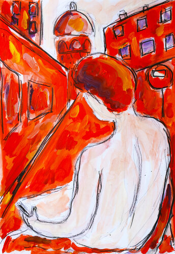 Student par Jean Mirre, Œuvre sur papier en vente sur Singulart