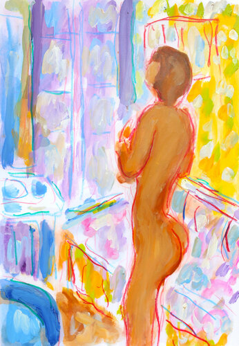 exEtude de la lumière chez Bonnard van Jean Mirre, Werk op papier te koop op Singulart