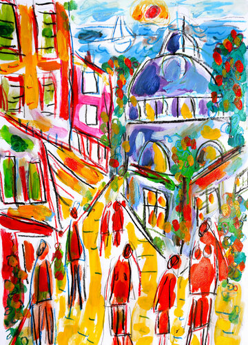 Littoral di Jean Mirre, Opera su carta in vendita su Singulart