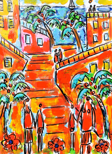 Les Saintes von Jean Mirre, Malerei kaufen auf Singulart