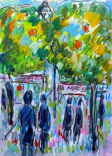 Chez la Mère Catherine von Jean Mirre, Werk auf Papier kaufen auf Singulart