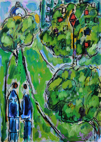 Turbulent June di Jean Mirre, Pittura in vendita su Singulart