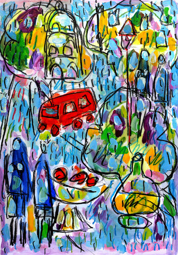 Life under attack von Jean Mirre, Werk auf Papier kaufen auf Singulart