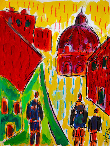 Sunny Montmartre van Jean Mirre, Schilderij te koop op Singulart