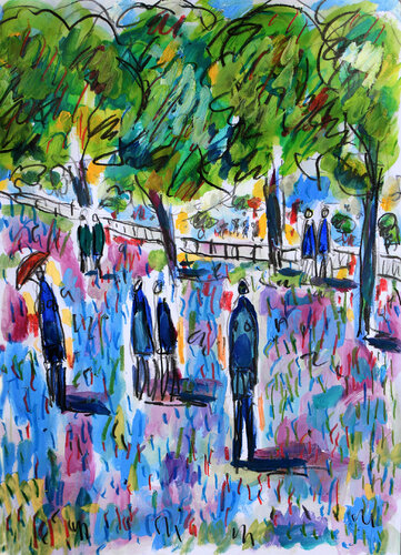 Le parc di Jean Mirre, Opera su carta in vendita su Singulart