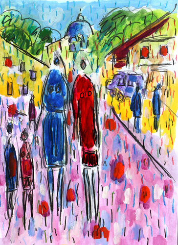 Western world von Jean Mirre, Werk auf Papier kaufen auf Singulart