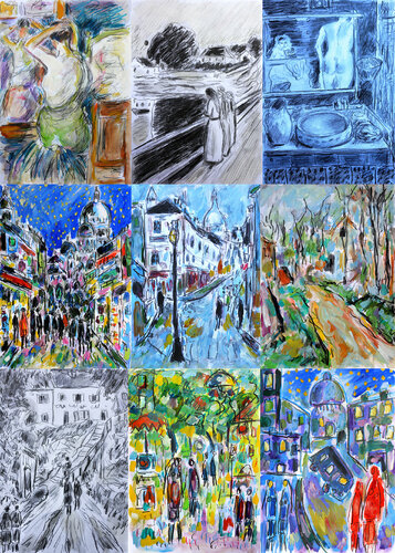 Best of July by Jean Mirre, Work on Paper for Sale on Singulart