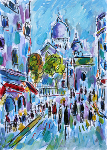 exMontmartre s'en passe van Jean Mirre, Werk op papier te koop op Singulart
