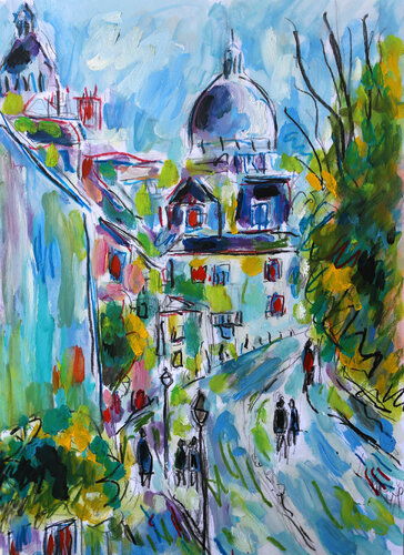 Rue Sympa by Jean Mirre, Work on Paper for Sale on Singulart