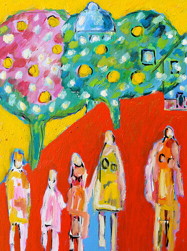 exFamily tree van Jean Mirre, Schilderij te koop op Singulart