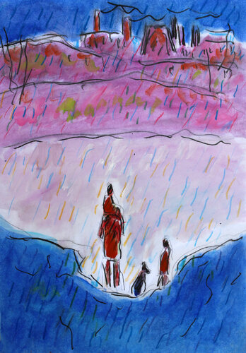 Stalker di Jean Mirre, Opera su carta in vendita su Singulart