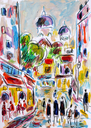 Free Paris von Jean Mirre, Werk auf Papier kaufen auf Singulart