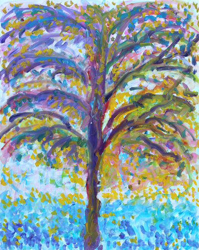 Positive tree van Jean Mirre, Werk op papier te koop op Singulart