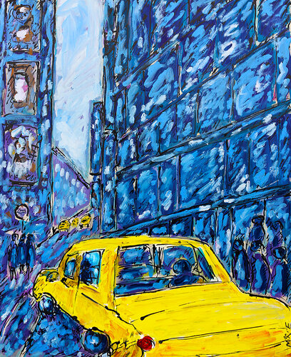 Wall Street von Jean Mirre, Malerei kaufen auf Singulart
