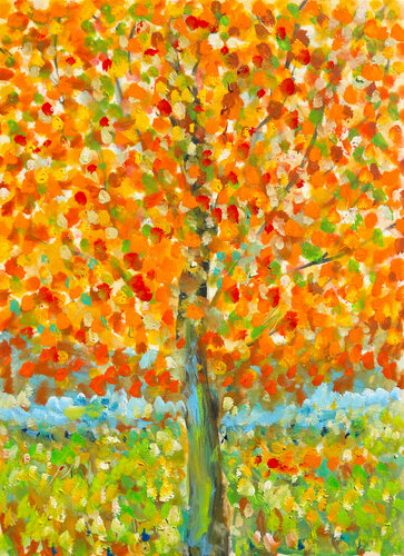 Arbre de novembre di Jean Mirre, Opera su carta in vendita su Singulart