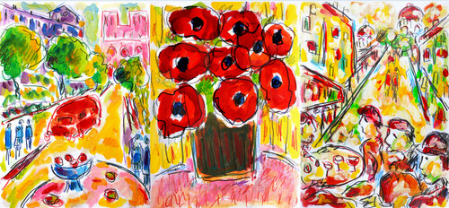 Triptyque Naguère Jean Mirre