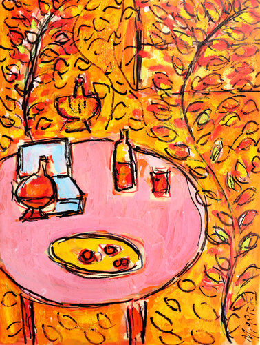 Apéro by Jean Mirre, Work on Paper for Sale on Singulart