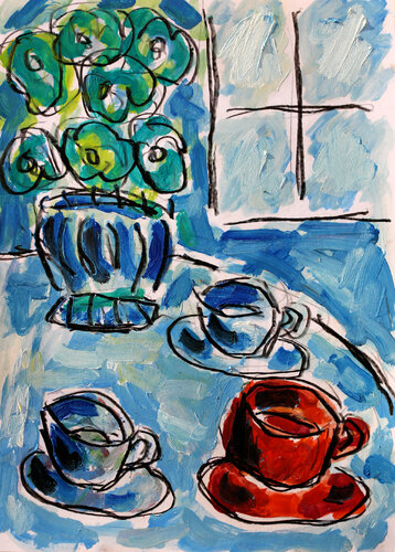 Sugar blue de Jean Mirre, Obra en papel a la venta en Singulart