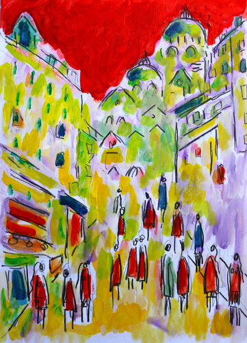 Filles du Calvaire di Jean Mirre, Opera su carta in vendita su Singulart