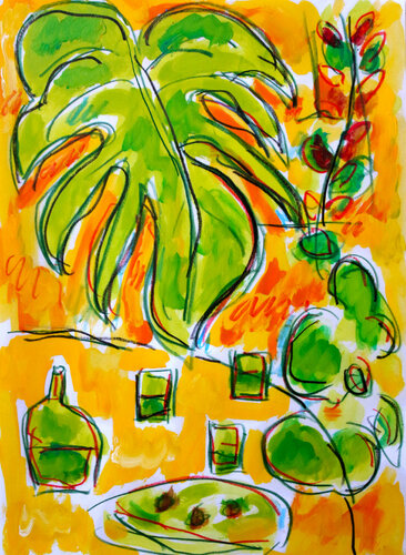 Monstera di Jean Mirre, Opera su carta in vendita su Singulart